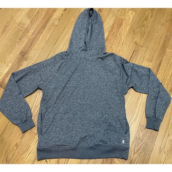 Feat Men's Heather Gray Athletic Active Pull Over Hoodie side Pockets Size Large - Picture 1 of 7